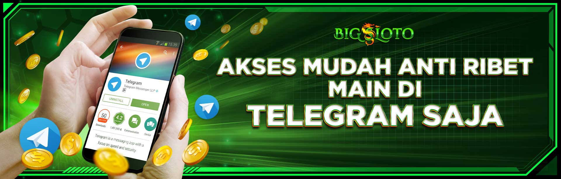 BERMAIN DARI TELEGRAM BIGSLOTO