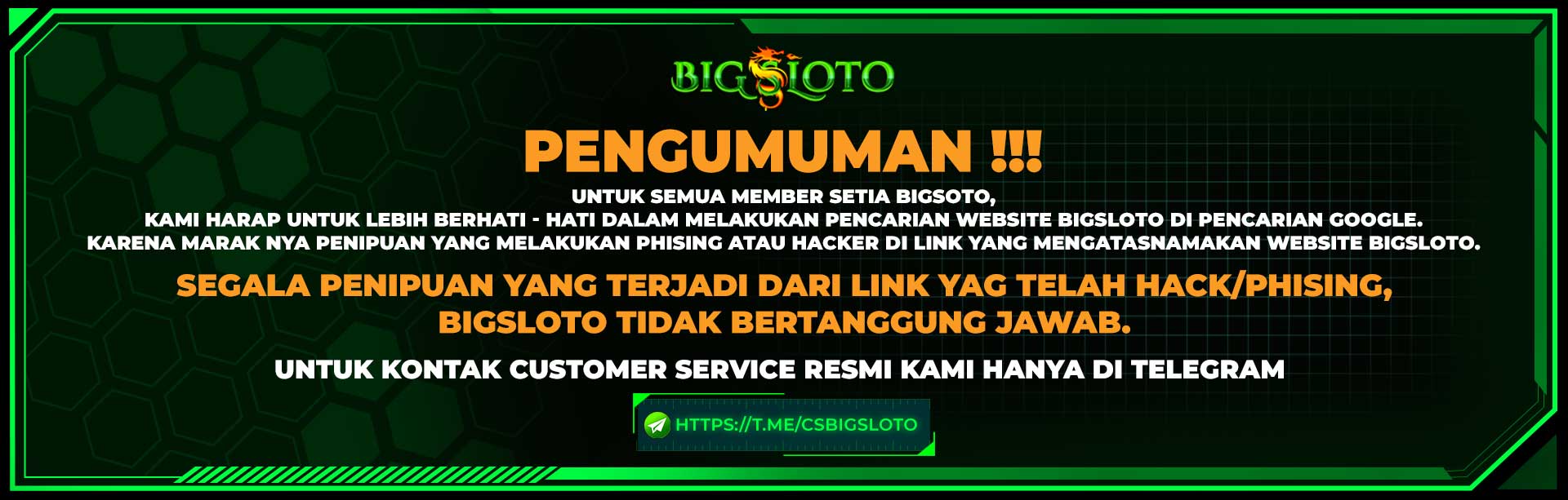 PEMBERITAHUAN PENTING