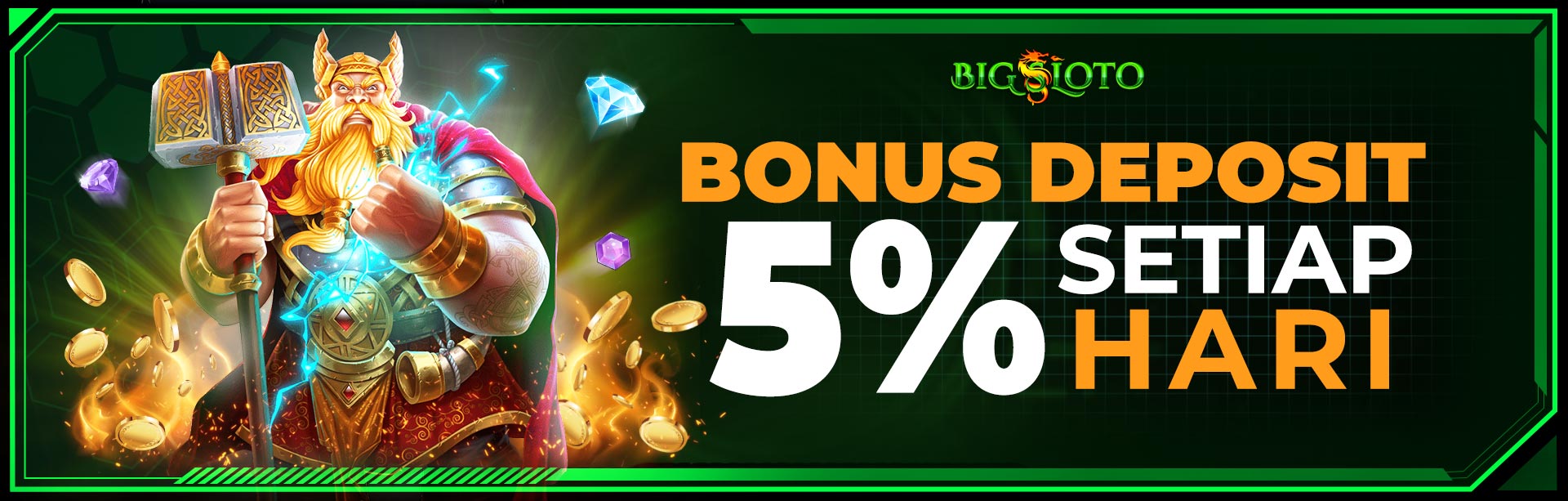 BONUS DEPOSIT HARIAN 5%