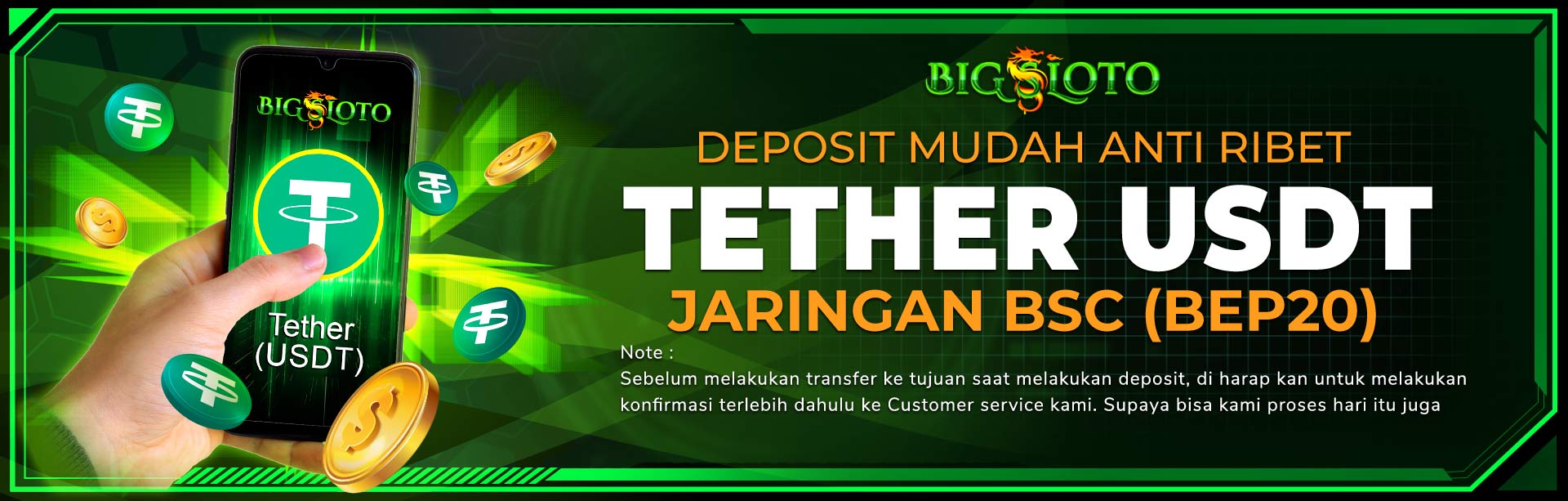 Deposit crypto