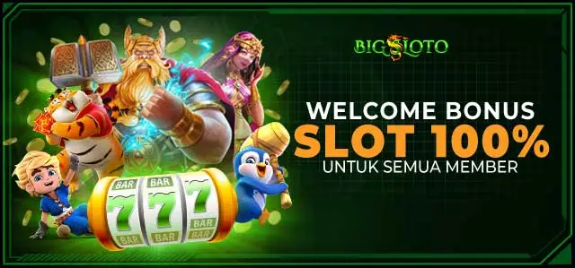 WELCOME BONUS SLOT 100% ALL PROVIDER