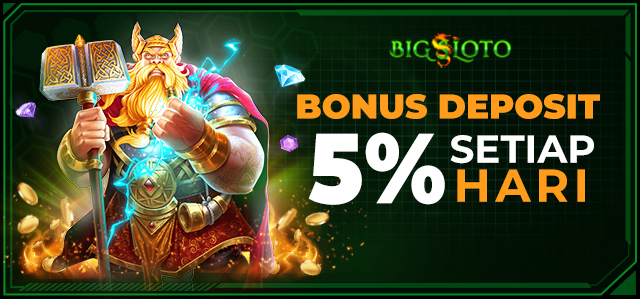 BONUS DEPOSIT HARIAN 5%