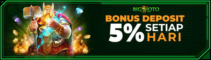 BONUS DEPOSIT HARIAN 5%